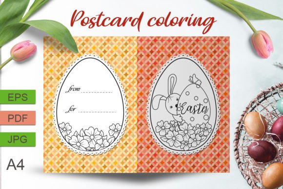 Download Easter Card Coloring - Easter Collection