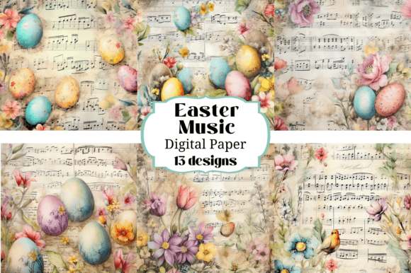 Download Easter Flowers Music Spring Backgrounds - Easter Collection